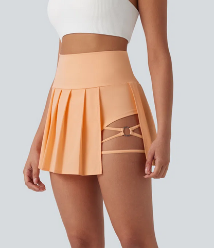 Pleated Mini Skirt 2in1
