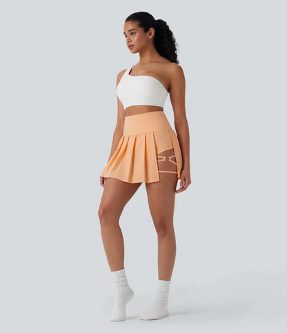 Pleated Mini Skirt 2in1