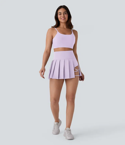 Pleated Mini Skirt 2in1